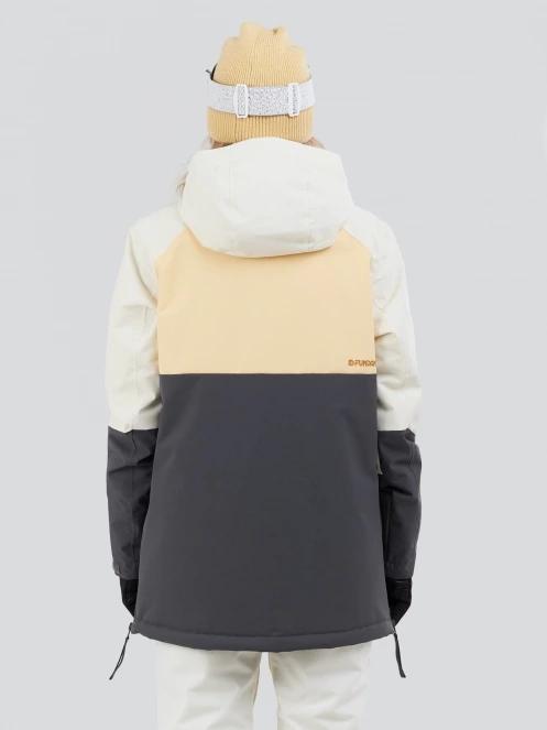 geaca de schi pt. femei Fundango Birch ECO Logo Anorak galben 3