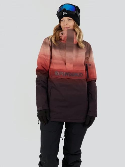 geaca de schi pt. femei Fundango Birch ECO Logo Anorak roz 2