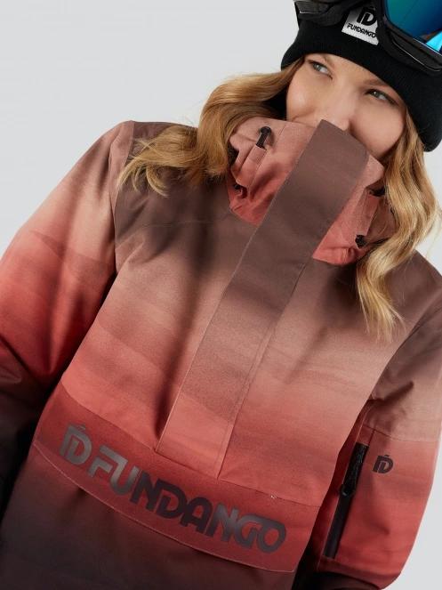 geaca de schi pt. femei Fundango Birch ECO Logo Anorak roz 6
