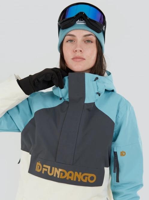 geaca de schi pt. femei Fundango Birch ECO Logo Anorak albastru deschis 5