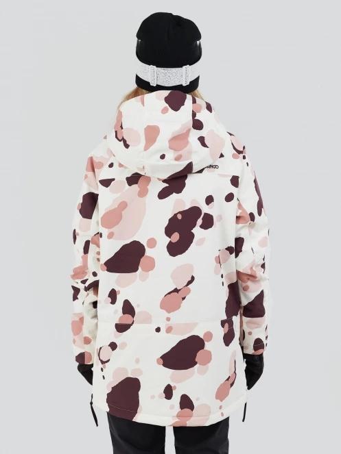 geaca de schi pt. femei Fundango Hooper ECO Anorak roz 3