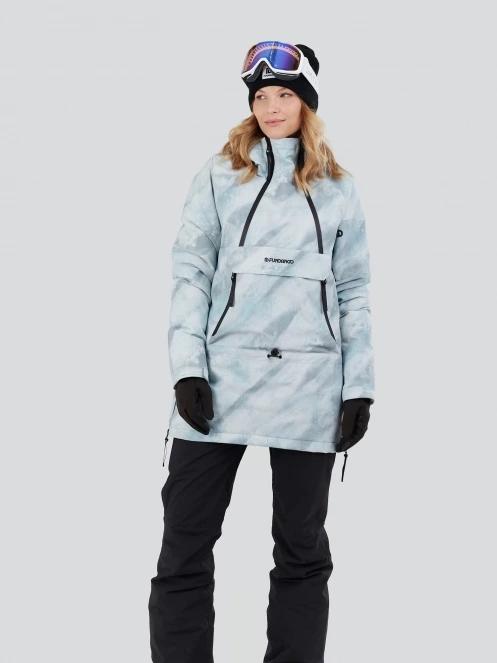 geaca de schi pt. femei Fundango Hooper ECO Anorak albastru deschis 2