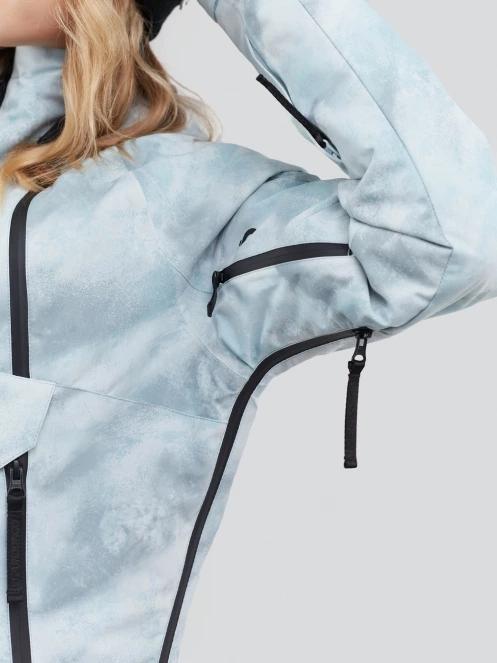 geaca de schi pt. femei Fundango Hooper ECO Anorak albastru deschis 7