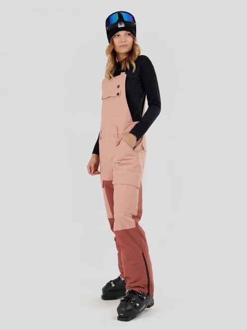 pantaloni de schi pt. femei Fundango Sakura ECO Bib Pants roz 3