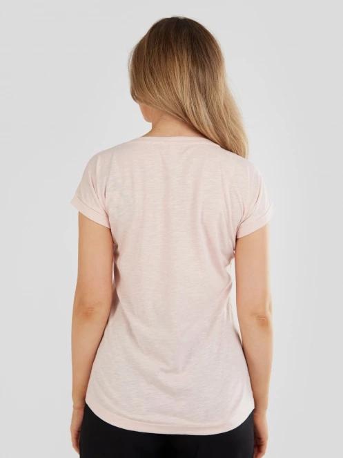 tricou cu maneci scurte pt. femei Fundango Amira T-shirt roz 3