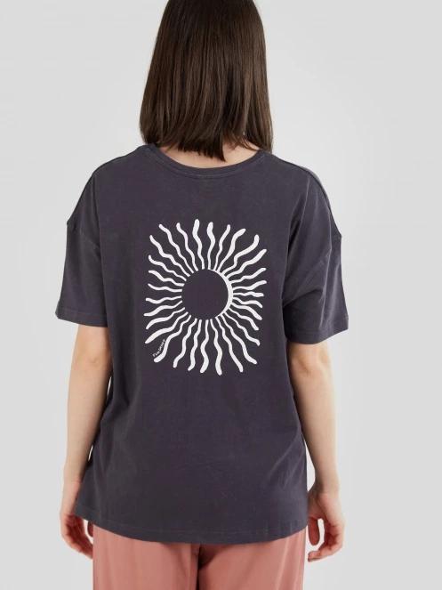 tricou cu maneci scurte pt. femei Fundango Nissa T-shirt negru 3