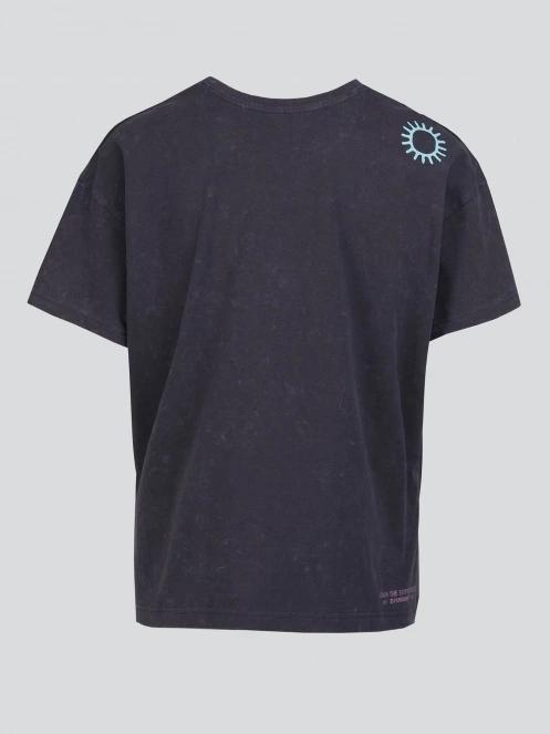tricou cu maneci scurte pt. femei Fundango Sunshine Surf-T negru 10
