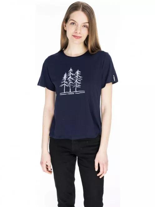 tricou cu maneci scurte pt. femei Fundango Joplin albastru inchis 2