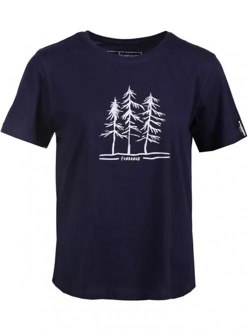 tricou cu maneci scurte pt. femei Fundango Joplin albastru inchis 4
