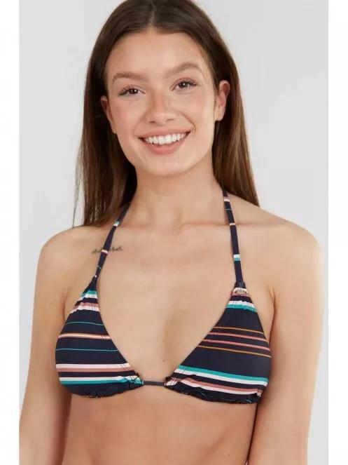 sutien bikini pt. femei Fundango Innisfil Triangle Top albastru inchis 2
