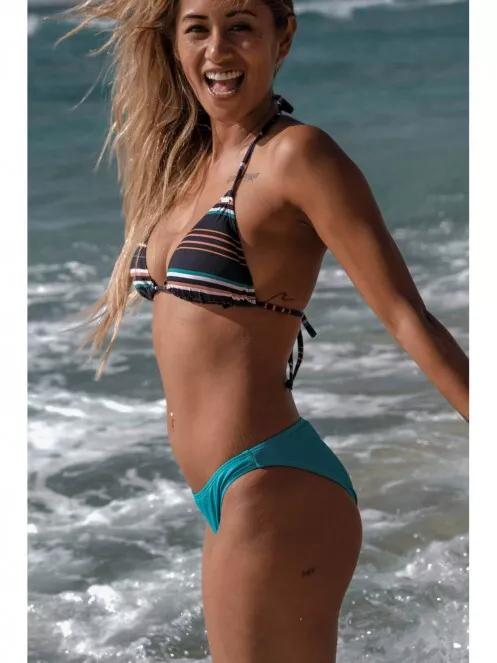 sutien bikini pt. femei Fundango Innisfil Triangle Top albastru inchis 7