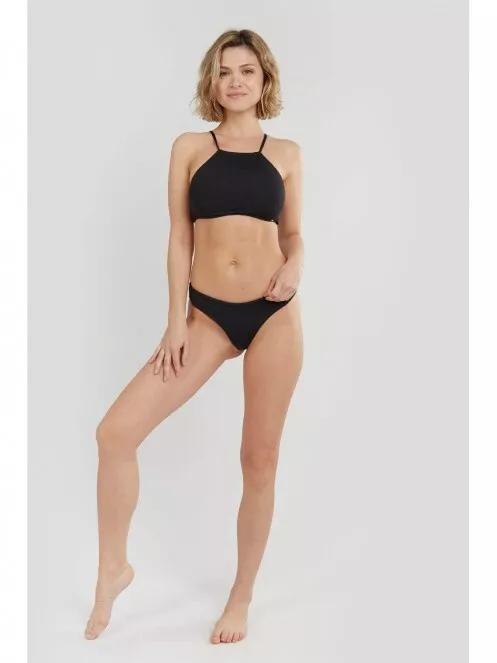 sutien bikini pt. femei Fundango Hogg High Neck Top negru 4