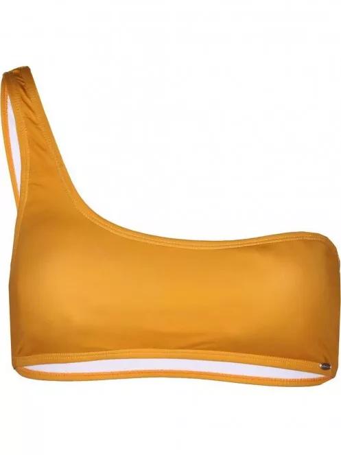 sutien bikini pt. femei Fundango Madison One Shoulder Top portocaliu 6