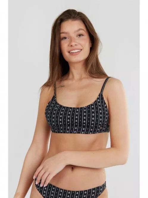 sutien bikini pt. femei Fundango Moana Bralette Top negru 2