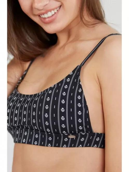 sutien bikini pt. femei Fundango Moana Bralette Top negru 4