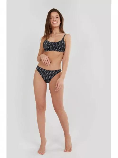 sutien bikini pt. femei Fundango Moana Bralette Top negru 5