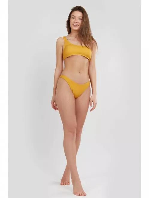 chiloti bikini pt. femei Fundango Madison High Cut Bottoms portocaliu 4