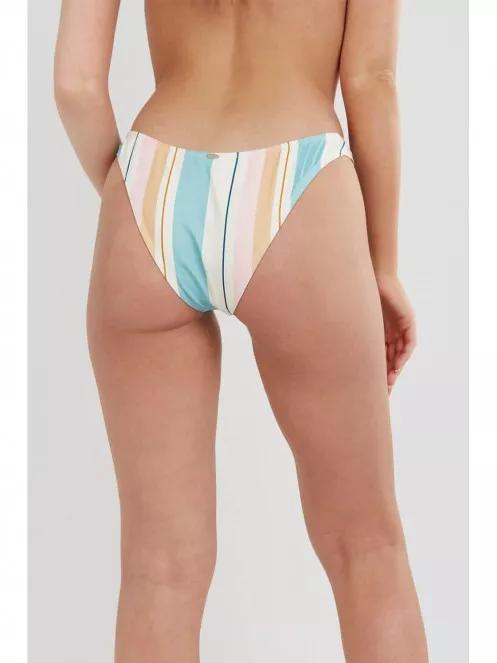chiloti bikini pt. femei Fundango Madison High Cut Bottoms alb 3