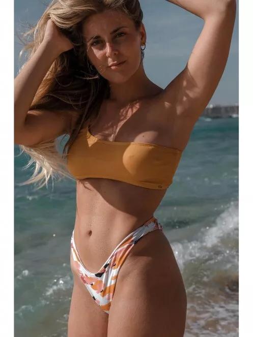 chiloti bikini pt. femei Fundango Madison High Cut Bottoms multicolor 7