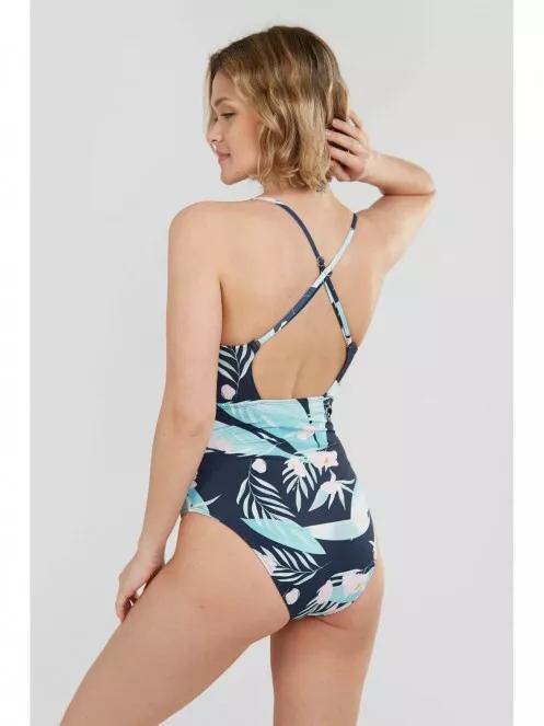 costum de baie pt. femei Fundango Lorida Classic Suit albastru inchis 3