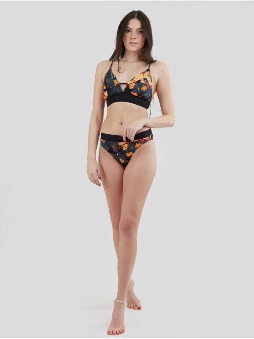 sutien bikini pt. femei Fundango Sahara V-neck Cami Top multicolor 4