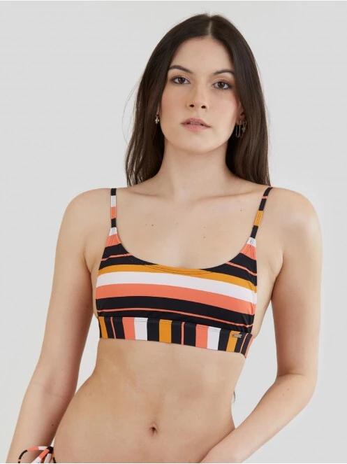 sutien bikini pt. femei Fundango Moana Bralette Top negru 2