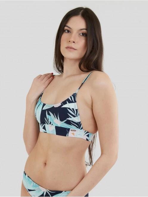 sutien bikini pt. femei Fundango Moana Bralette Top albastru inchis 2