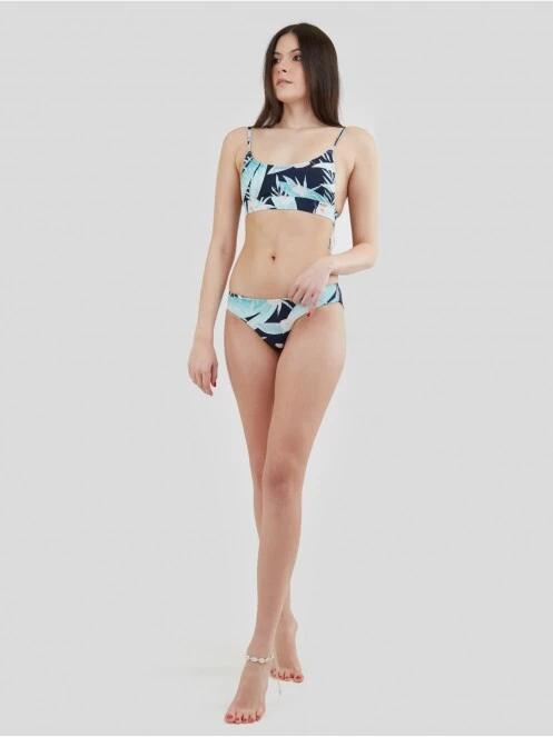 sutien bikini pt. femei Fundango Moana Bralette Top albastru inchis 4