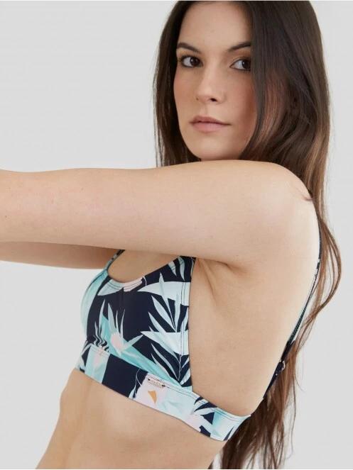 sutien bikini pt. femei Fundango Moana Bralette Top albastru inchis 5