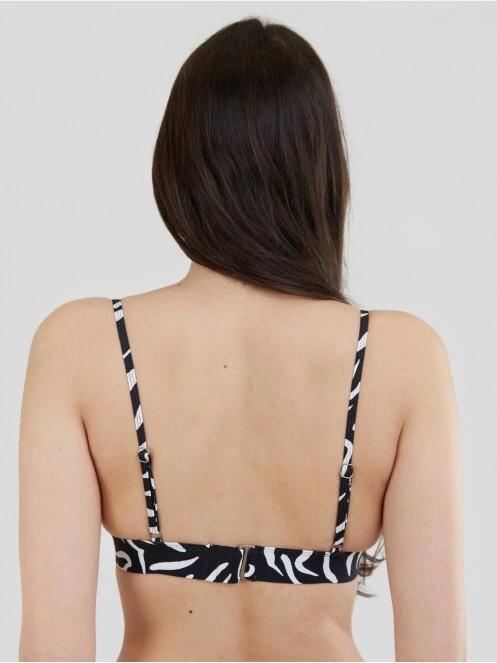 sutien bikini pt. femei Fundango Moana Bralette Top negru 3