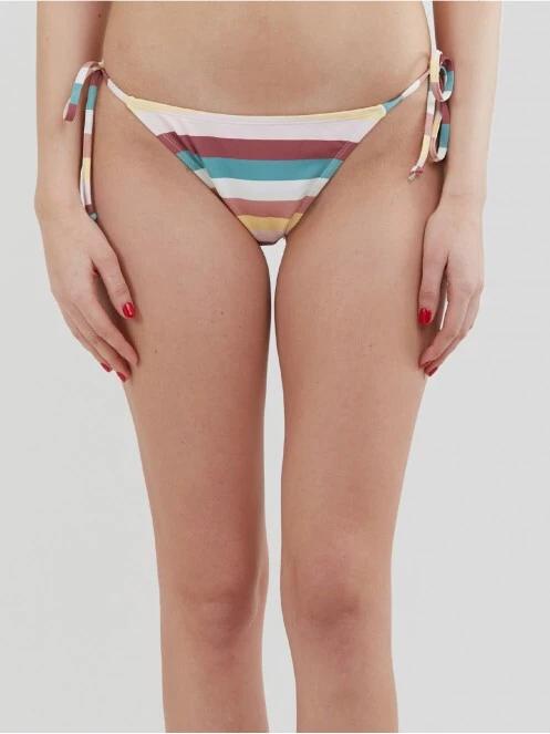 chiloti bikini pt. femei Fundango Innisfil Tie-side Bottoms alb 2
