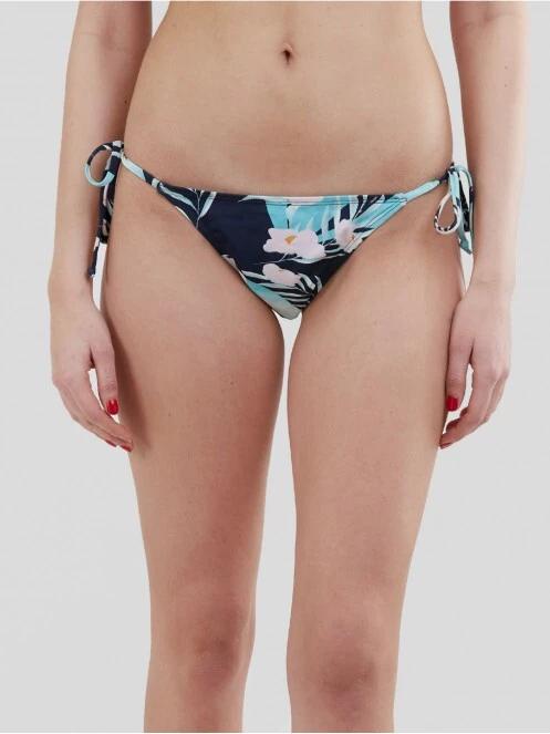 chiloti bikini pt. femei Fundango Innisfil Tie-side Bottoms albastru inchis 2