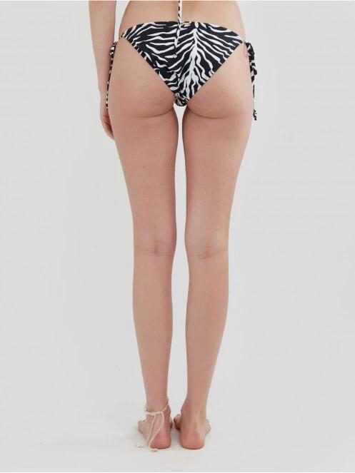 chiloti bikini pt. femei Fundango Innisfil Tie-side Bottoms negru 3