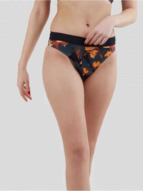 chiloti bikini pt. femei Fundango Sahara Mid Waist Full Bottoms multicolor 2