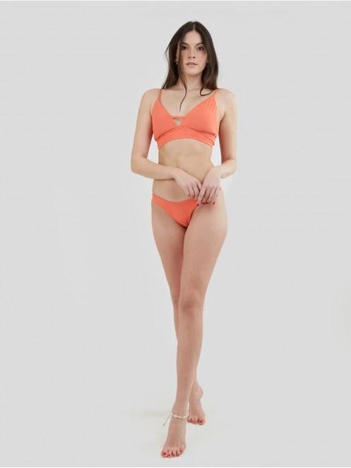 chiloti bikini pt. femei Fundango Madison High Cut Bottoms portocaliu 4