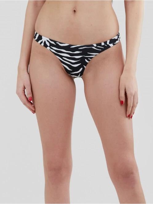 chiloti bikini pt. femei Fundango Madison High Cut Bottoms negru 2