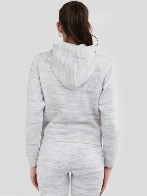 pulover cu gluga pt. femei Fundango Draug Sweatshirt alb 3