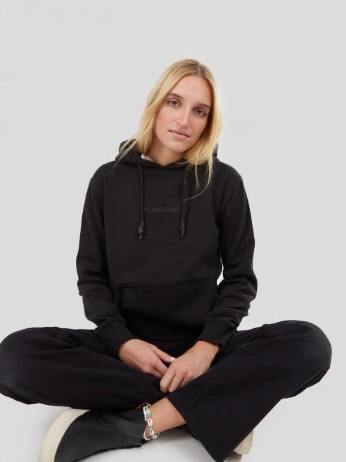 pulover pt. femei Fundango Mirage Hooded Sweatshirt negru 6