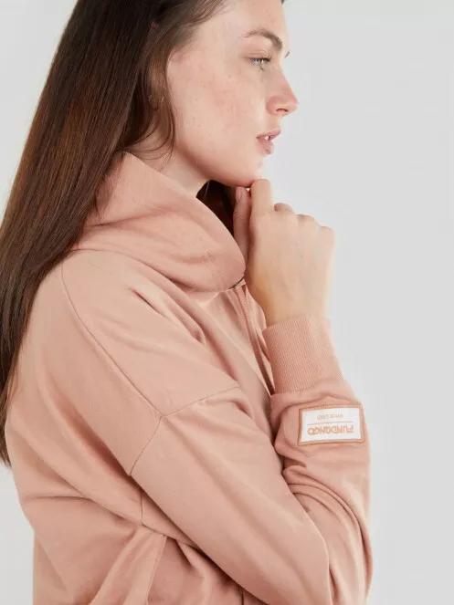 pulover cu gluga pt. femei Fundango Haley Hooded Sweatshirt roz 4