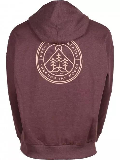 pulover cu gluga pt. femei Fundango Haley Hooded Sweatshirt violet 7