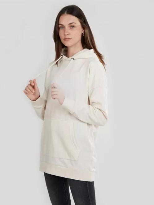 pulover cu gluga pt. femei Fundango Ginger Hooded Sweatshirt alb 2