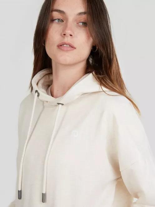 pulover cu gluga pt. femei Fundango Ginger Hooded Sweatshirt alb 4