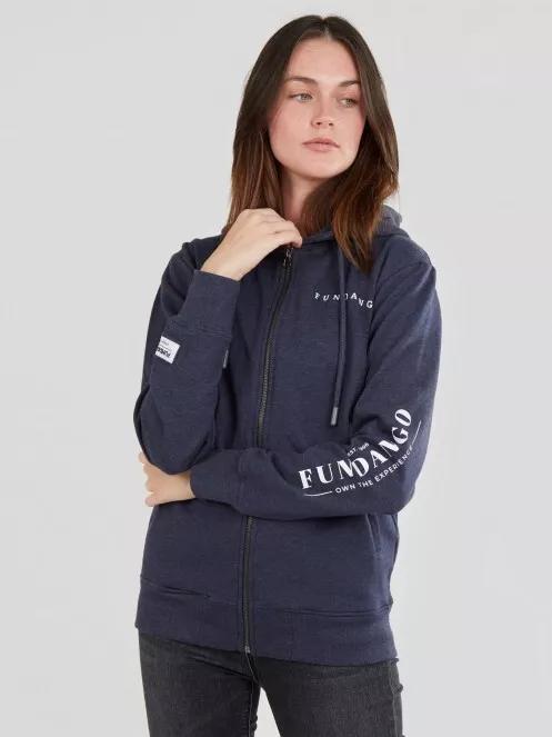 pulover pt. femei Fundango Neraly Hooded Sweatshirt albastru 2