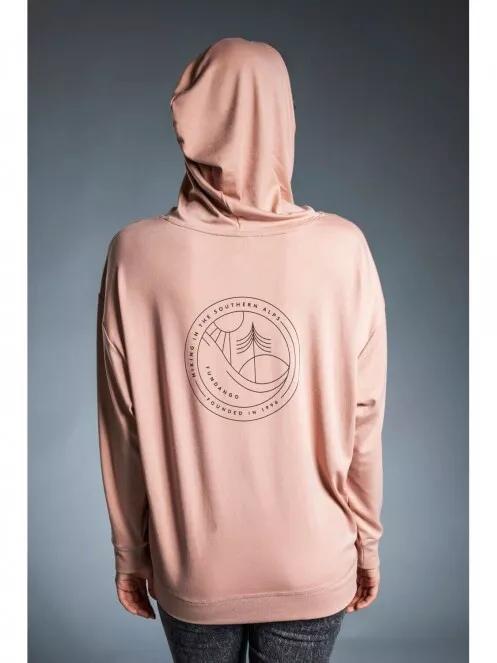 pulover cu gluga pt. femei Fundango RICHMOND Hooded Pullover roz 4