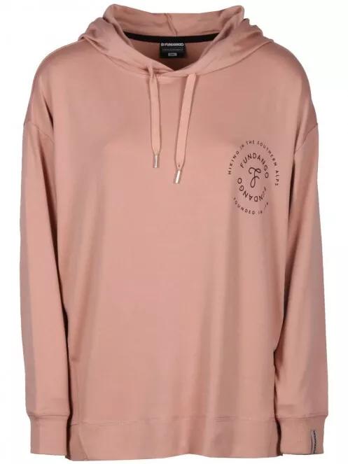 pulover cu gluga pt. femei Fundango RICHMOND Hooded Pullover roz 5