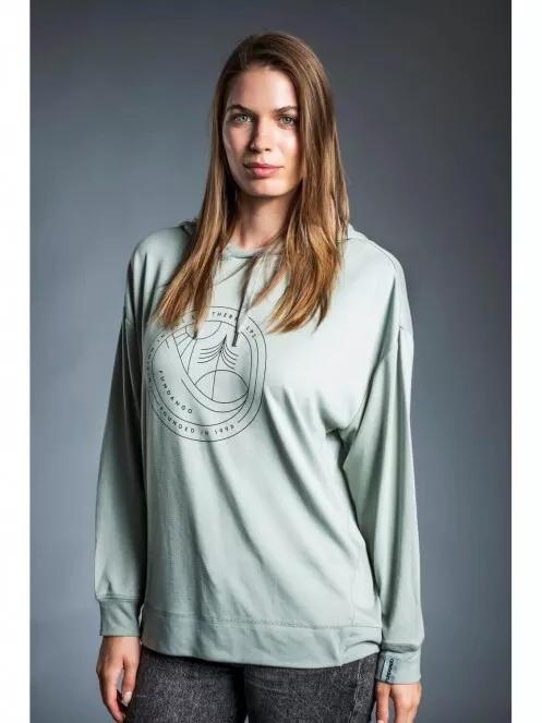 pulover cu gluga pt. femei Fundango RICHMOND Hooded Pullover oliv 2