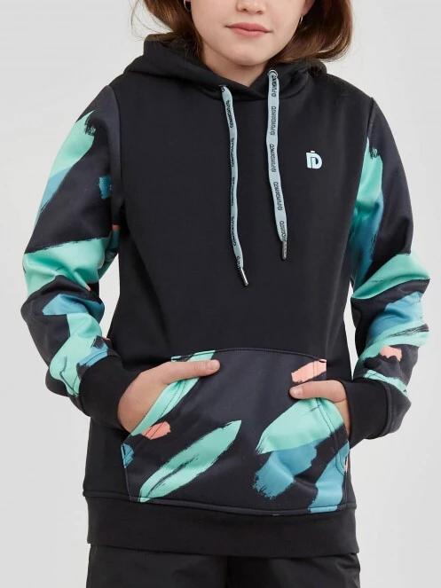 pulover cu gluga Fundango MYSTIC junior Tech pullover negru 2