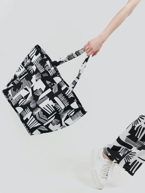geanta de plaja pt. femei Fundango Almaraz Beach Bag negru 3