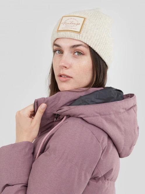 caciula tricotata pt. femei Fundango Grace Beanie nisip 3