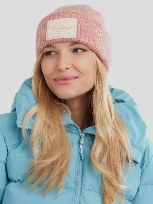 caciula tricotata pt. femei Fundango Grace Beanie roz 3